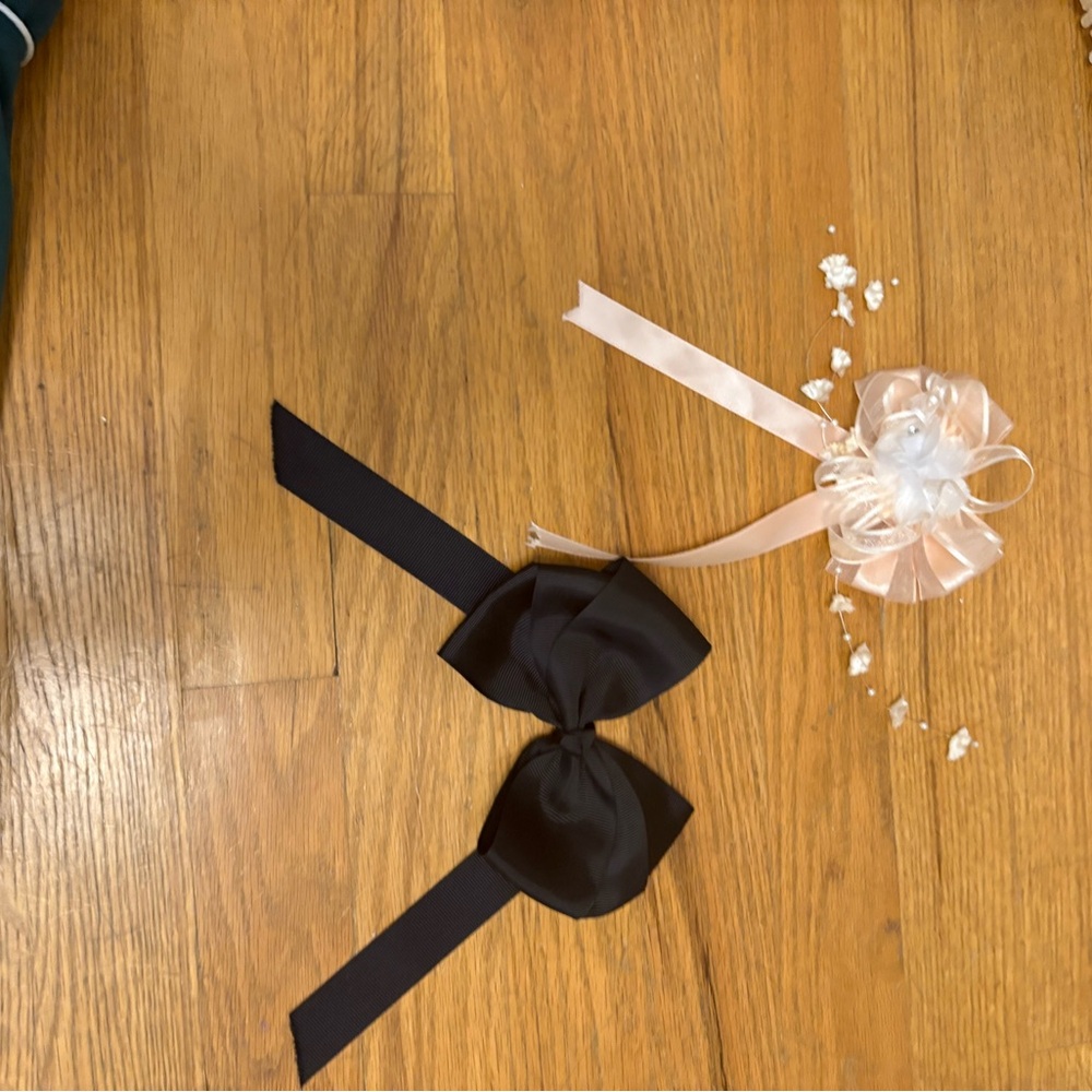🎀 Black and Pink Hair Bows 🎀